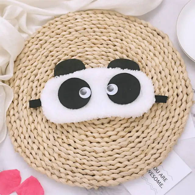 Kain Penutup Mata Ekspresi Ekspresi Panda Untuk Tidur Korea