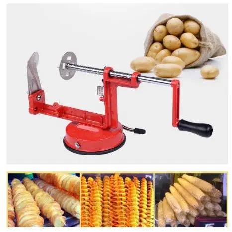 Alat Pemotong Kentang Spiral Stainless dengan Pisau Tahan Karat