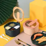 Tempat Bumbu Dapur Wadah Plastik Minimalis 4 In 1 Bonus Sendok — 1