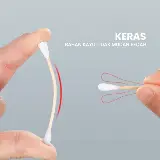Cotton Bud / Korek Kuping / Cotton Swabs isi 500 Natural Bambu — 5