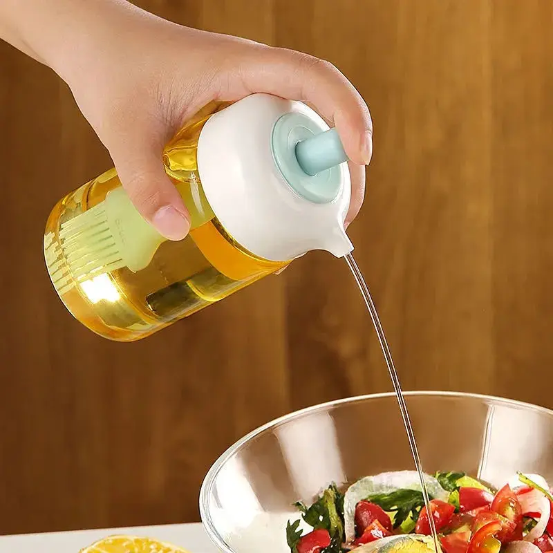 Botol Minyak Goreng Dengan Kuas Multiguna 2in1 Praktis 230ml