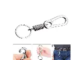Karabiner Carabiner Gantungan Kunci Multifungsi Stainless Steel — 4