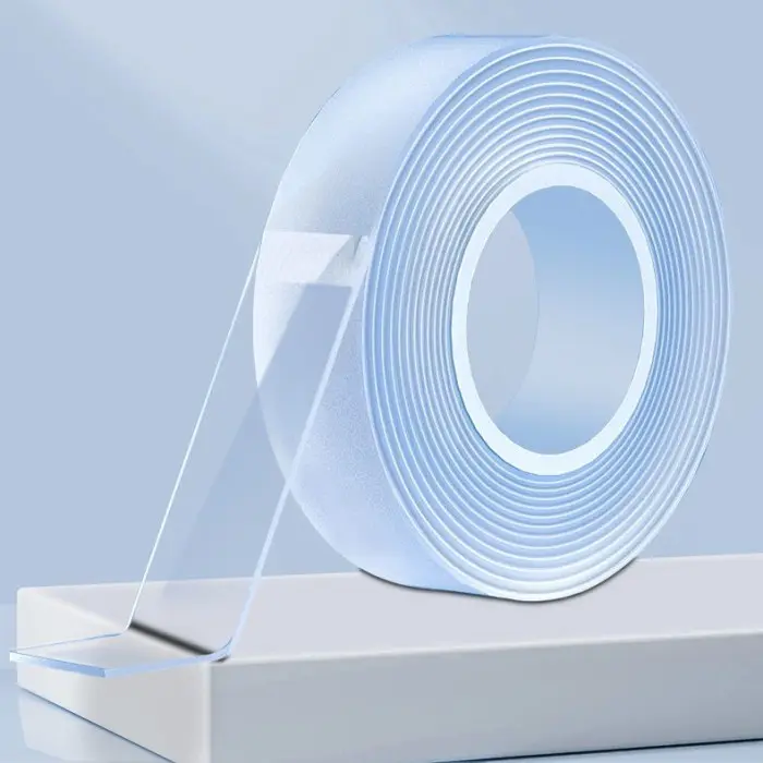 Double Tape Isolasi Nano Magic Anti Air Tranparan Bening 3m