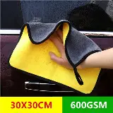 Kain Lap Microfiber Mobil Dapur 2 Sisi Tebal Halus 30x30 — 1
