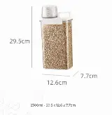 Toples Penyimpanan Makanan Plastik Acrylic dengan Gelas Ukur Serbaguna — 2