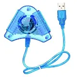 Konverter Stick PS2 to USB Port Dengan Double Cabang 2 — 1