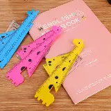 Set Penggaris Plastik Segitiga Lingkaran Derajat Kartun 15 Cm — 3