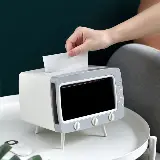 Tempat Kotak Tisu Tissue Box Model Tv Stand Dengan Holder Hp — 7