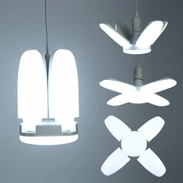 Lampu Hias Gantung Minimalis Led Mini Model Kipas 28 Watt