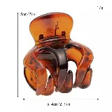 Hair Clips Jepitan Rambut Jedai Korea 3 Cakar 5cm Tebal - Random — 1