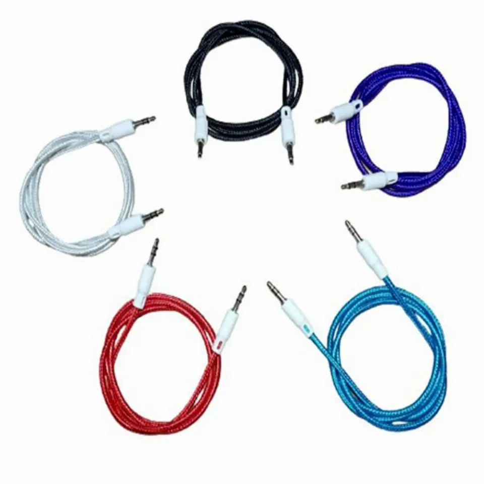 Kabel Jack Audio Aux 3.5 Mm Panjang 100cm Hp Android Speaker Mobil
