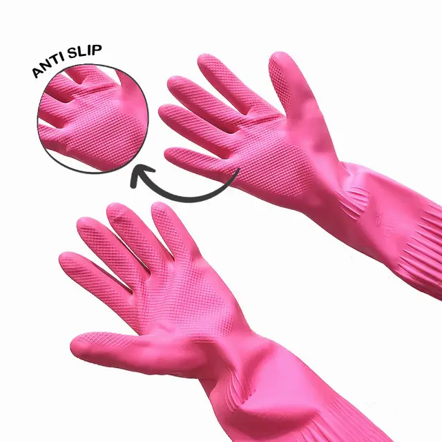 Sarung Tangan Karet Latex Cuci Piring Dan Baju Anti Air Anti Kotor