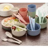 Alat Makan Dan Minum Piring Mangkok Sendok Cangkir Sumpit Korea 6 In 1 — 4