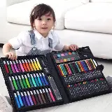 Art Colouring Set Spidol Cyaron Krayon Pensil Warna 150pcs — 3