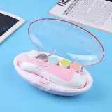 Alat Kikir Gunting Kuku Elektrik Bayi Elektrik Menicure Pedicure Set 6 — 6