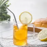 Straw Sedotan Stainless Steel Lengkung Melengkung Ramah Lingkungan — 3