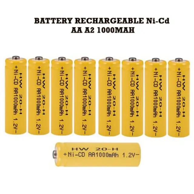 Baterai Cas A2 Battery Aa Rechargeable 1000mah