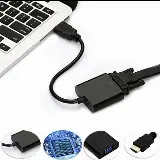 Konverter Kabel Adapter HDMI ke VGA Resolusi 1920*1080P — 3