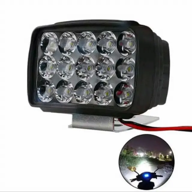 Lampu LED Sorot Mata Laser Gun 15 Super Terang untuk Mobil dan Motor