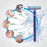 Cukuran Kumis dan Jenggot Ketiak Manual Razor 2 Mata Pisau Cukur — 5