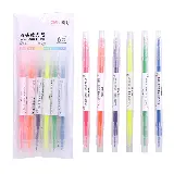 Stabilo Pensil Warna Highlighter Warna Warni 6pcs 2in1 2 Arah — 1