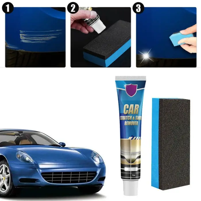 Penghilang Baret Motor Mobil Wax Compound 15ml Kinerja Maksimal