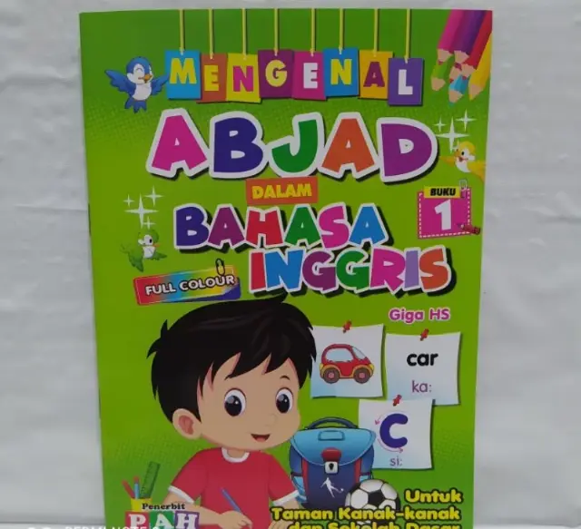 Buku Pengenalan dan Belajar Bahasa Inggris Full Colour Untuk TK dan SD