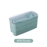 Kotak Makan Set Tingkat Mika Lunch Box 3 Susun Sumpit Sendok Garpuh — 8