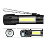 Senter Mini Led Zoom Super Terang Rechargeable Camping Piknik Hiking — 1