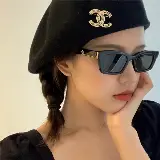 Kacamata Gaya Hitam Wanita Pria Style Korea Kekinian Import — 9