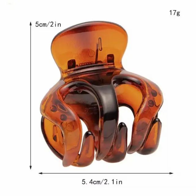 Hair Clips Jepitan Rambut Jedai Korea 3 Cakar 5cm Tebal - Random