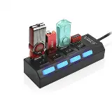 Kabel Colokan Usb Hub On Off Laptop Pc Komputer Usb 2.0 — 3