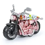 Mainan Motor Harley Untuk Anak Laki-laki Dengan Motif Metallic — 5