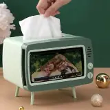 Tempat Kotak Tisu Tissue Box Model Tv Stand Dengan Holder Hp — 2