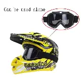 Kacamata Google Full Face Helm Masker Motor Paintball Airsoft Trail — 5