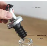 Botol Sirup Minyak Goreng Cuka Kecap Kaca 500ml Dengan Penutup Botol — 4