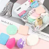 Spons Makeup Puff Bedak Wajah Beauty Blender Sponge Set 6 In 1 — 2