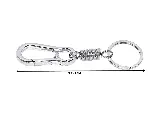 Karabiner Carabiner Gantungan Kunci Multifungsi Stainless Steel — 3
