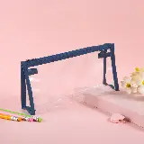 Kotak Tempat Pensil Bening Transparan Minimalis Multifungsi — 9