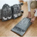 Tas Serut Penyimpanan Sepatu dan Sendal Kantong Sepatu Tali Serut — 4