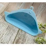Rak Saring Segitiga Penyimpanan Sampah Kitchen Sink Wastafel — 8