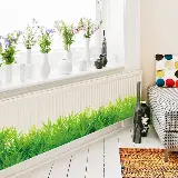Stiker Wallpaper Dinding PVC dengan Motif Rumput Hijau Grass — 1
