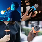 Ring Cincin Holder Karet Pelindung Pengaman Mic Anti Slip — 2