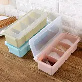 Wadah Tempat Kotak Bumbu Dapur Garam Gula Micin Minimalis 4 Sekat — 2