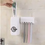 Set Dispenser Pasta Gigi Odol Dan Rak Cantolan Tempat Sikat Gigi — 2