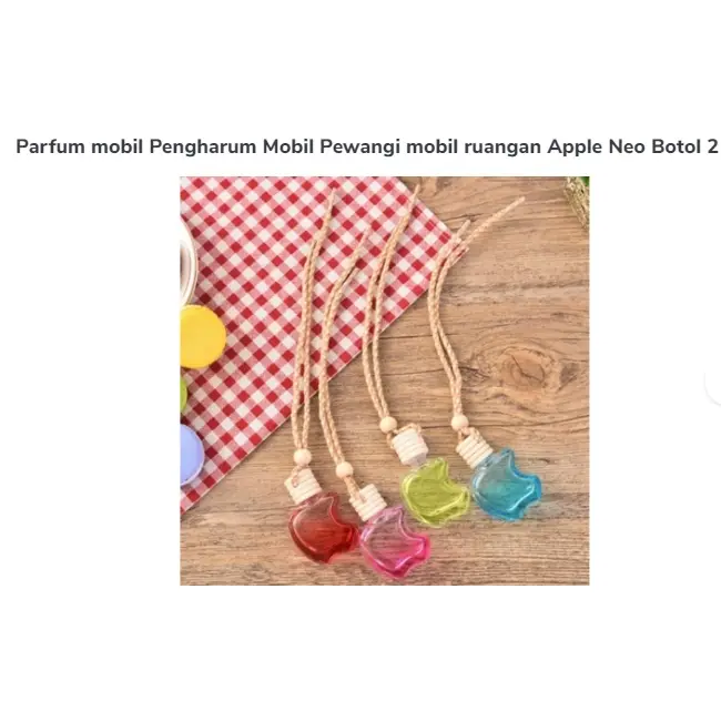 Parfum Mobil Pewangi Ruangan Gantung Cair Botol Apple
