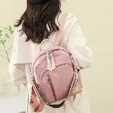 Tas Ransel Wanita Kulit Korea Kekinian Import Tali Slempang 2in1 — 7