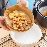 Kertas Alas Air Fryer 50 Pcs Anti Lengket 16cm Air Fryer Paper — 4