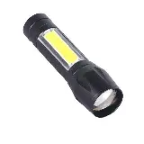 Senter Mini Led Zoom Super Terang Rechargeable Camping Piknik Hiking — 3