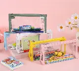 Kotak Tempat Pensil Bening Transparan Minimalis Multifungsi — 3